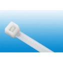 Nylon Cable Ties: L 3.9” X W 0.100", 18 lbs., 1000 pcs./bag, Natural